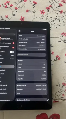 iPad 9ª geração, 256gb