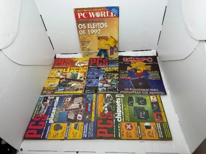 Lote 6 Revistas Informática Antiga Pc World PCs Guia do PC