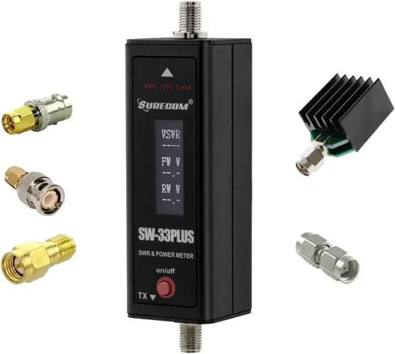 Wattímetro/Medidor de ROE Surecom SW-33 Plus