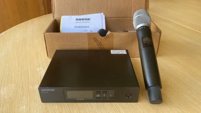 Microfone Sem Fio Digital Original Shure QLXD24/SM86 L50 - 632-696 MHz