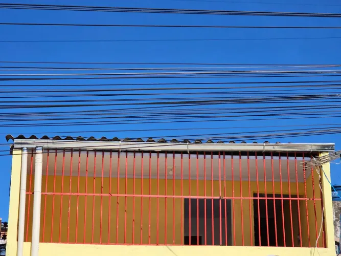 Calha telhado 5 metros  2 furos