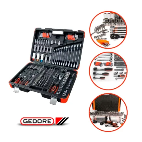 JOGO OFICINA MASTER 178 PEÇAS - ROBUST BY GEDORE (O MAIS COMPLETO!)