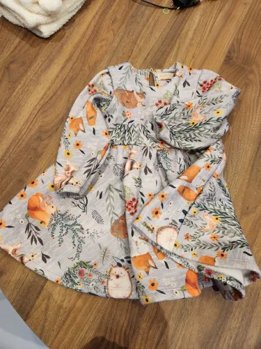 Vestido inverno infantil menina