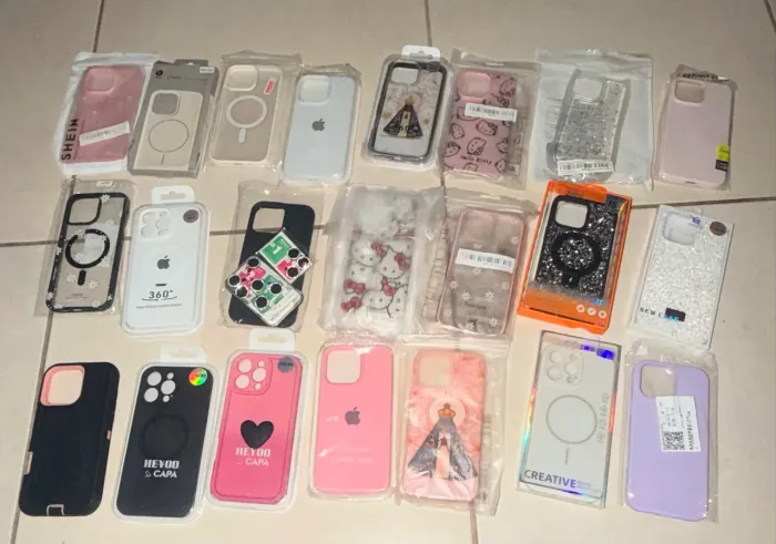 22 CAPINHAS PARA IPHONE 16 PRO MAX - TODAS POR R$ 330!