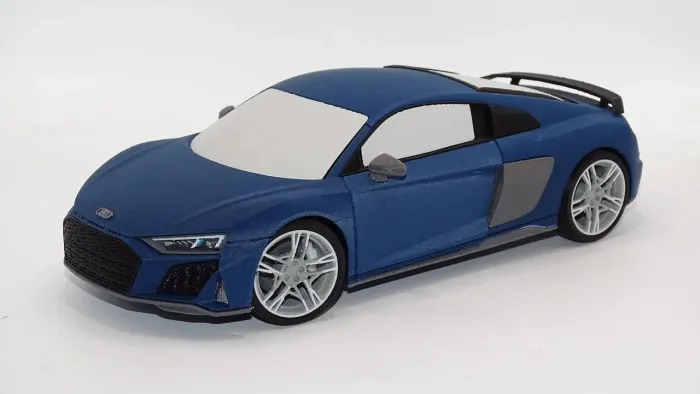 Miniatura Audi r8 v10 Escala 1:24 - Impressão 3D