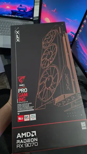 (Lacrada) RX 9070 16GB XFX Swft OC Branca AMD