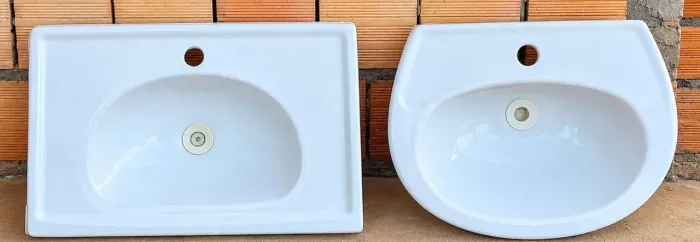 Lavatório de mármore sintético