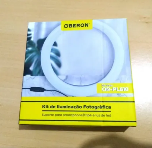 ring light kit iluminação fotográfica de mesa - luz ideal para fotos e vídeos