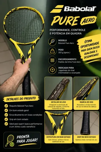 Babolat pure aero usada