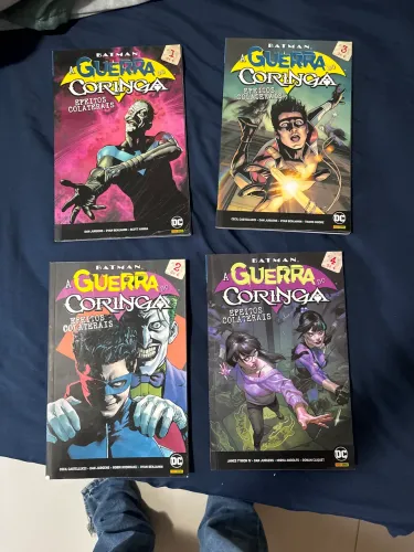 batman a guerra do coringa completo em 4 edições 