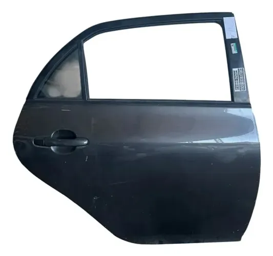 Porta Traseira Direita Carona Toyota Corolla 2013 Avariada Traseira Direita Preto