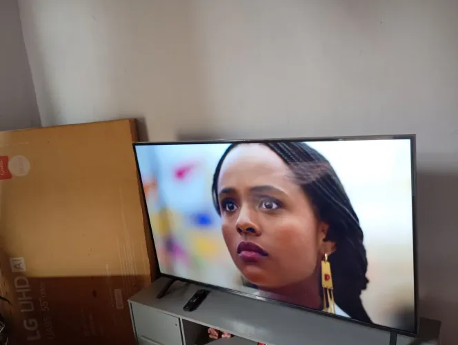 Tv LG 55/ rack novo