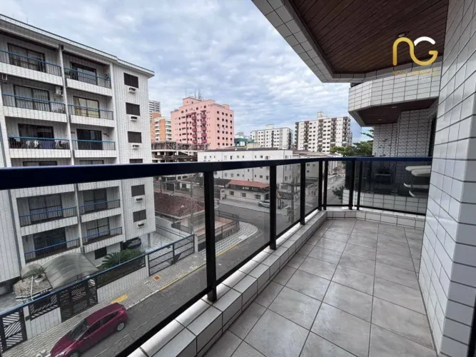 Apartamento com 3 dormitórios à venda, 119 m² por R$ 580.000,00 - Vila Guilhermina - Praia