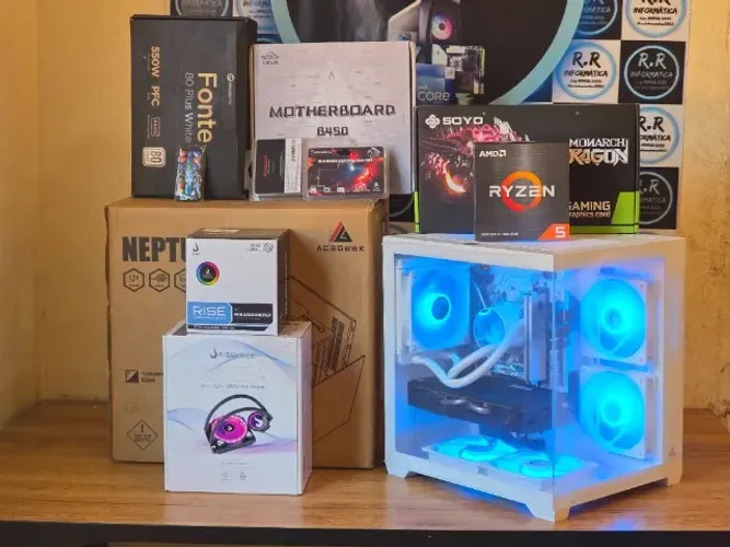 PC Gamer Ryzen5 RGB Novo Zero
