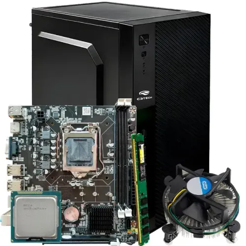 Gigabyte H410m + i3-10100 + 16GBRAM + Fonte 600ATX R$: 1.500