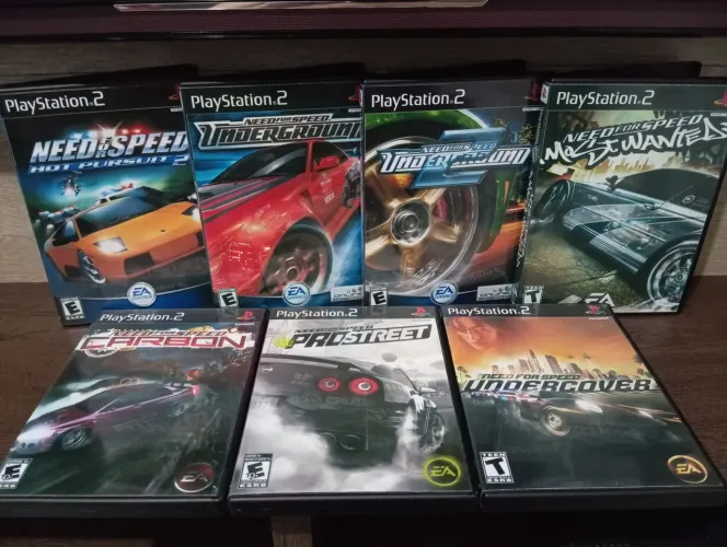 Coleção Need for Speed para Playstation 2 (REPRÔ)