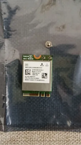 Placa de Rede Wi-Fi 6 + Bluetooth Mediatek MT7921 M.2 P/ Notebook