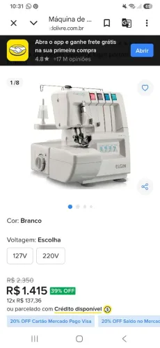 Overlock doméstica