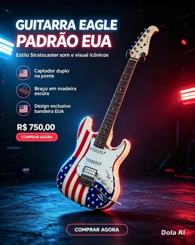 Guitarra Eagle EUA