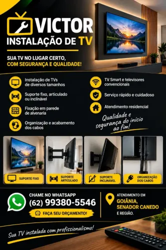 Instalador de TV. 