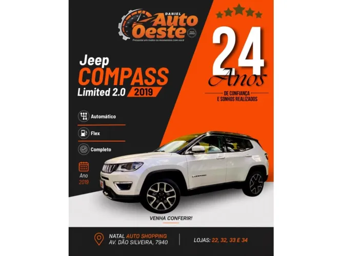 Jeep Compass Limited 2.0 4X2 Flex 16V Aut. 2019