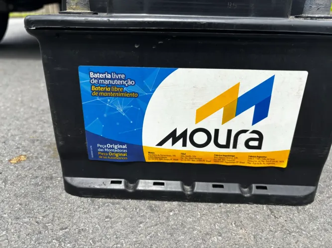 Bateria Moura 60Ah original - testada e funcionando - oportunidade