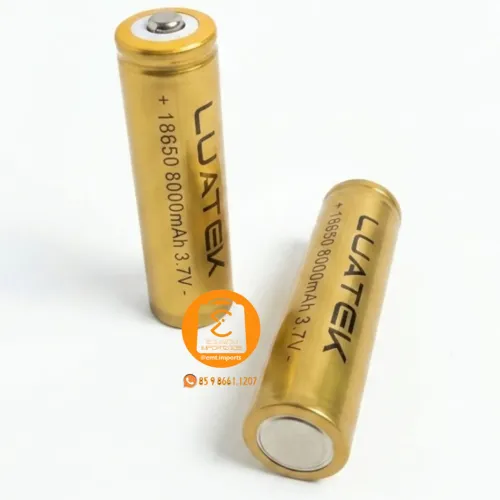 18650 8000mAh 3.7v ( Pilha, Bateria Recarregável)