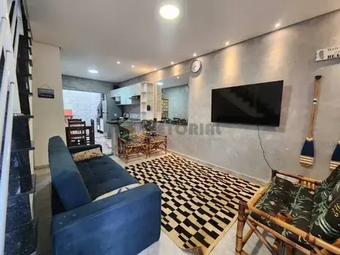 Sobrado para venda tem 75 metros quadrados com 2 quartos em Jardim do Sol - Caraguatatuba 
