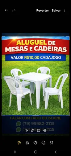 Aluguel de jogos de mesas 10,00 reais 