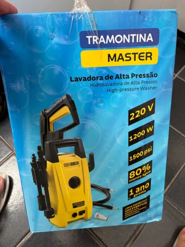 Lavadora de Alta Pressão Tramontina Master 220V - Nova