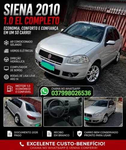 Fiat Siena EL Celeb. 1.0 MPI Fire Flex 8V 4P 2010