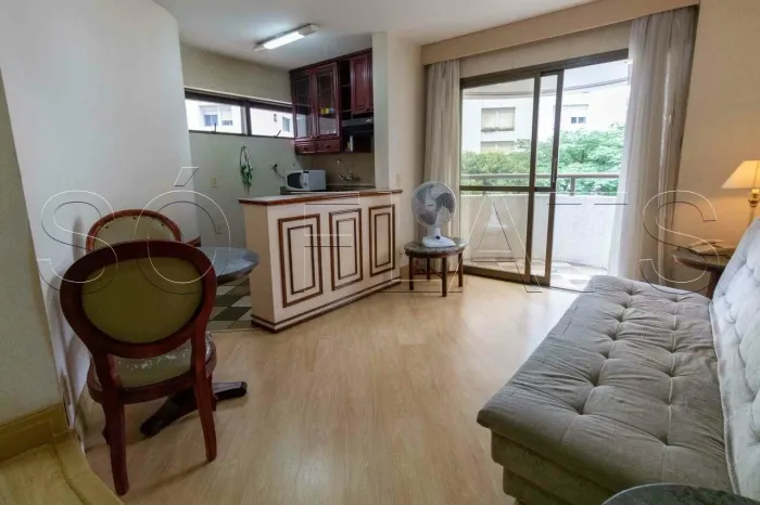Flat Paulista Wall Street 55m² 1 dormitório 1 vaga para locação no bairro Cerqueira César.