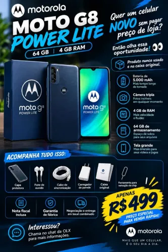 MOTO G8 POWER LITE 64GB | 4GB RAM