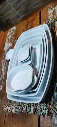 Kit porcelana branco Schimidt
