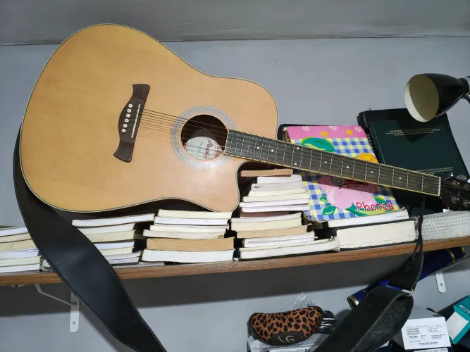 Violão Memphis MD30R elétrico 