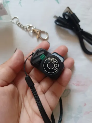 Mini câmera portátil vintage
