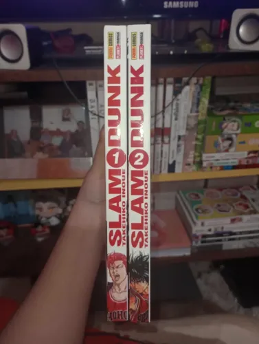 Mangá Slam Dunk vol 1 e 2 - em ótimo estado