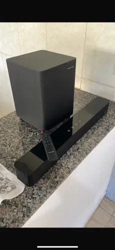 Barra De Som Tomate Mts-2023 Preta Com Audio Reforcado Para Entretenimento