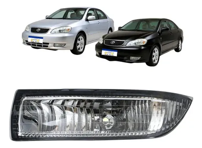 Farol Milha Esquerdo Corolla 2002 A 2004 Fielder 2005 A 2008 Cristal Esquerdo/motorista