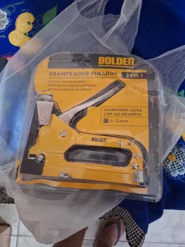Grampeador Bolder 3x1 O pagamento tem que comigo na hora de pegar o produto.