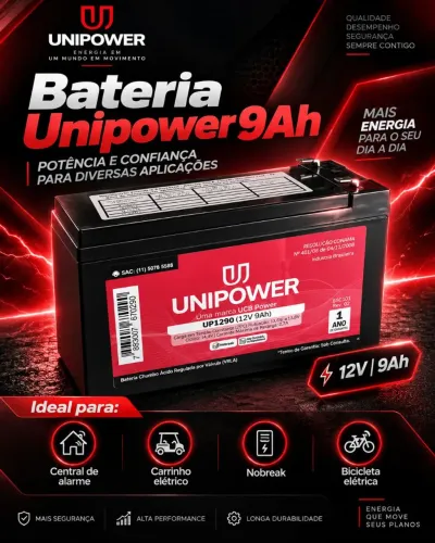 Bateria 9ah nova/central de alarme/bicicleta/carrinho elétrico/nobreak