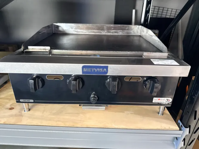 CHAPA DE FRITURA GÁS 60CM ESPECIAL METVISA