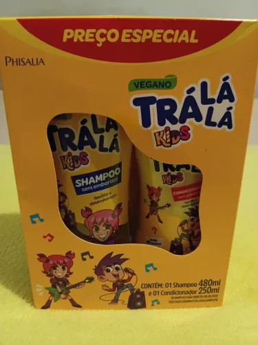 Kit shampoo + condicionador Trá Lá Lá