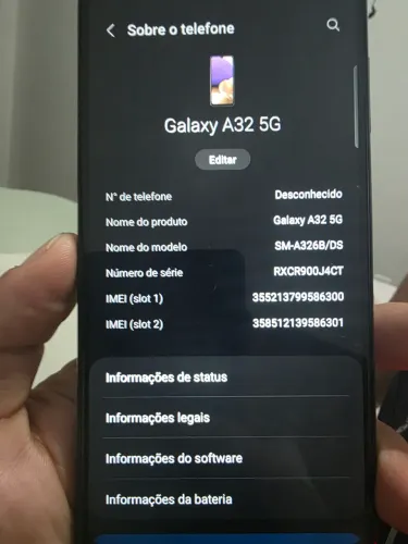 Samsung Galaxy A32 5G - 128GB (Preto)