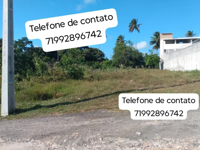 Terreno em condomínio semi fechado em barra de Jacuípe 