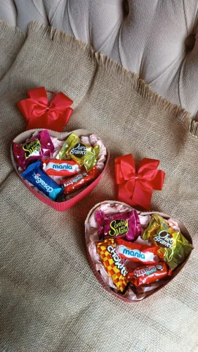 Presente Coração Chocolate