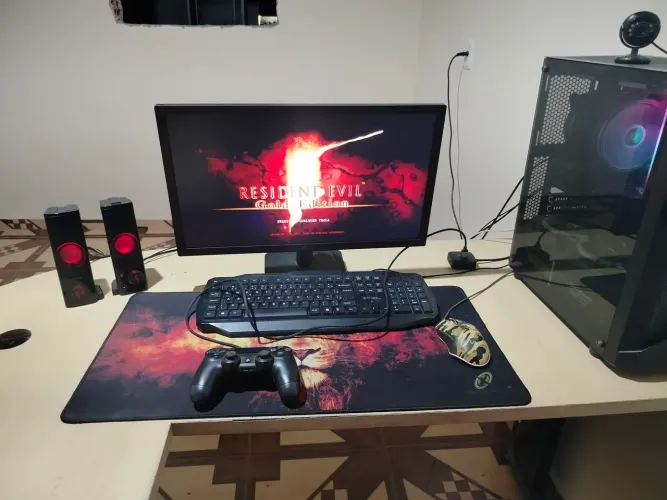 PC GAMER COMPLETO + MONITOR + SOM GAMER - Valor Negociável 