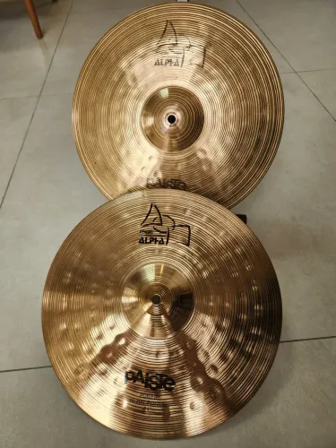 Prato Chimbal Hihat Paiste Alpha Power 14 ( ñ zildjian sabian istanbul turkish diril meinl