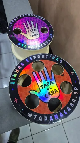 Carretilha de madeira compensado para pipa - 11 e 9 polegadas