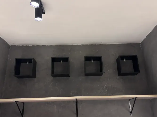 Nicho parede decoração cubo 